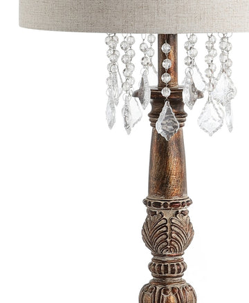 Carlisle 33.5" Resin/Acrylic LED Table Lamp - JONATHAN Y